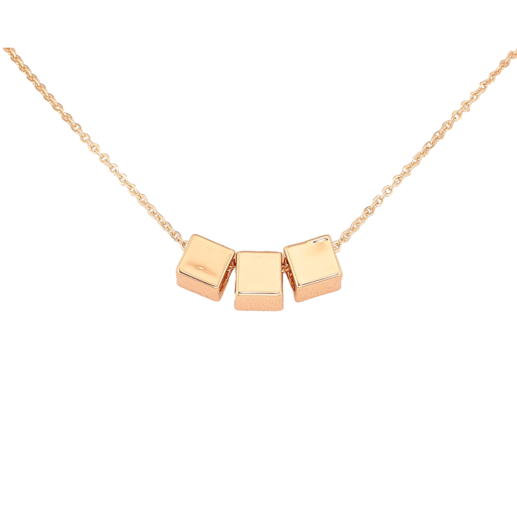 Кулон на ланцюжку Xuping Колір Позолота 18K Кубики довжина 46,51см х 1.5мм фото №10