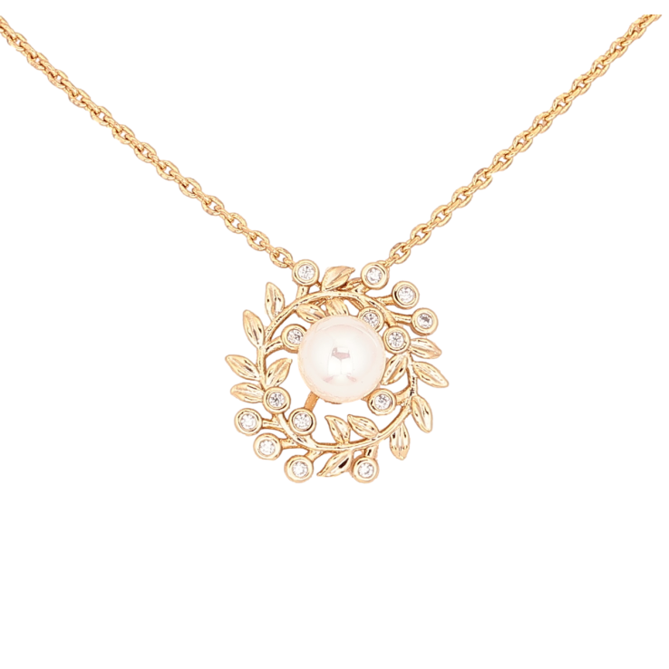 Кулон на ланцюжку Xuping Колір Позолота 18K Віночок з перлиною довжина 45-48см х 1мм фото №24 Кулон на ланцюжку Xuping Колір Позолота 18K Віночок з перлиною довжина 45-48см х 1мм фото №24