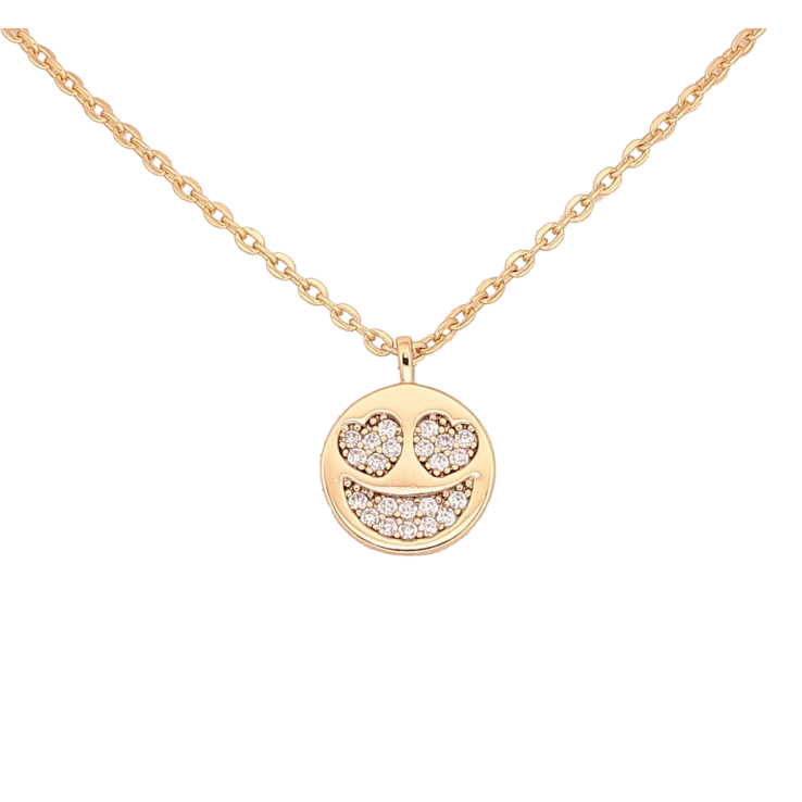 Кулон на ланцюжку Xuping Колір Позолота 18K Смайлик довжина 42-45см х 1.5мм фото №15 Кулон на ланцюжку Xuping Колір Позолота 18K Смайлик довжина 42-45см х 1.5мм фото №15