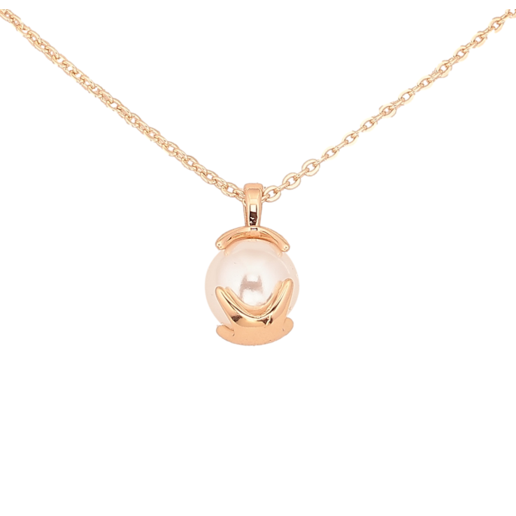 Кулон на ланцюжку Xuping Колір Позолота 18K Перлина довжина 45,50см х 1.5мм фото №5