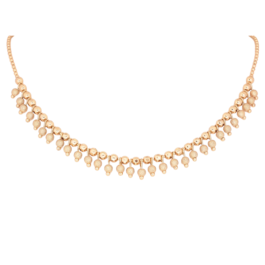 Кольє Xuping Позолота 18K Декоративні намистини довжина 45-51см х 1.5мм фото №1