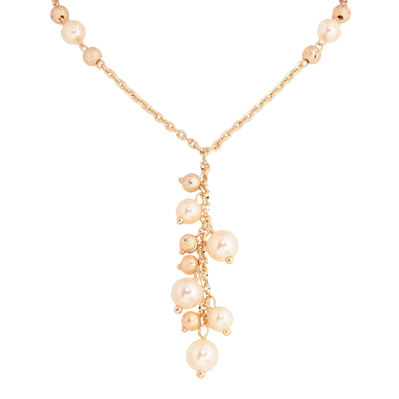 Кольє Xuping M&L Колір 18К Підвіска з перлинними намистинами довжина 61-65см х 3мм фото №6