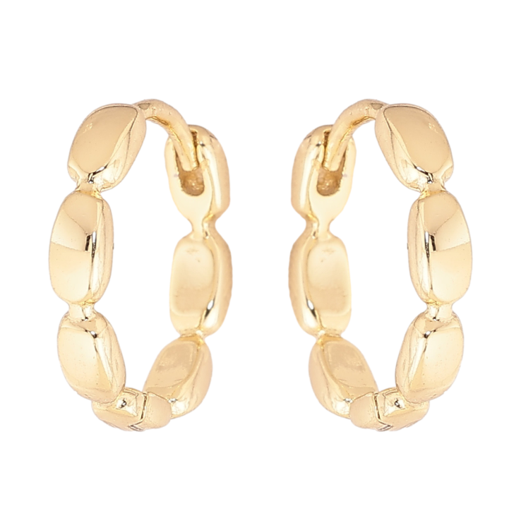 Сережки Xuping колір Позолота 14K колечка Декоративні фото №5