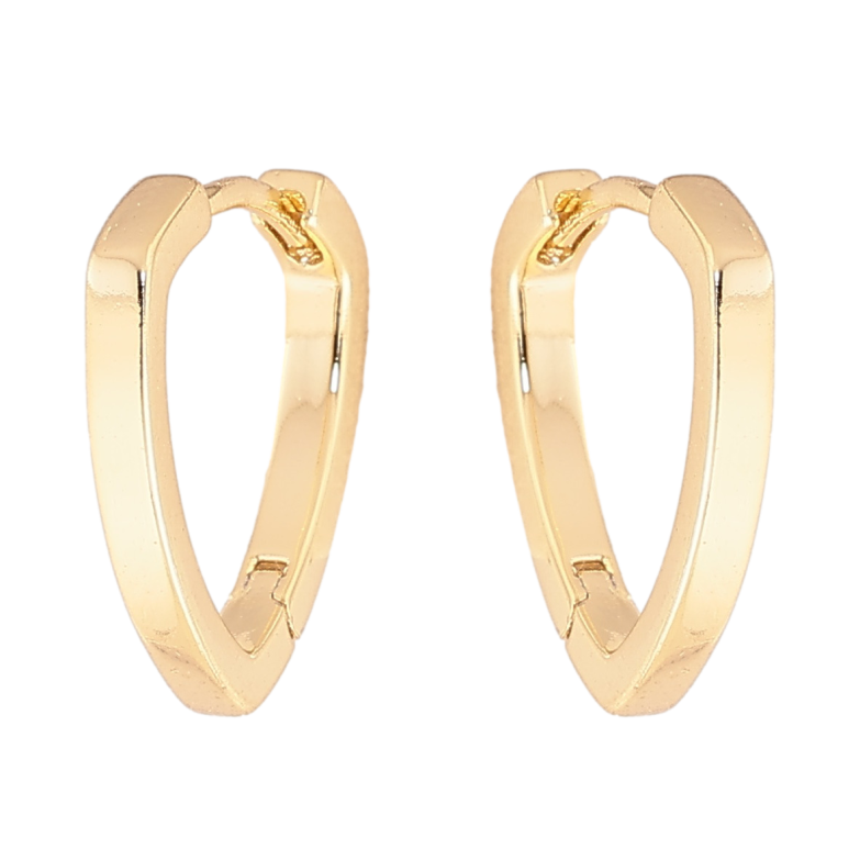 Серьги Xuping цвет Позолота 14K колечки Декоративные фото №2