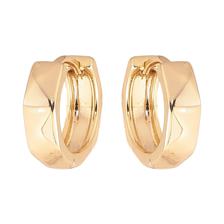 Серьги Xuping цвет Позолота 14K колечки Декоративный узор фото №2