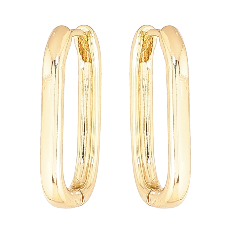 Серьги Xuping цвет Позолота 14K колечки Овалы 22мм фото №20