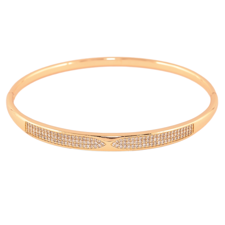 Браслет Xuping Колір Позолота 18K Інкрустація кристалами ø 6см фото №25