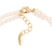 Браслет Xuping Цвет Позолота 14K Жемчужные бусины с кристаллом, ø 5мм размер с доп. цепочкой 17-20см х 6мм фото №2