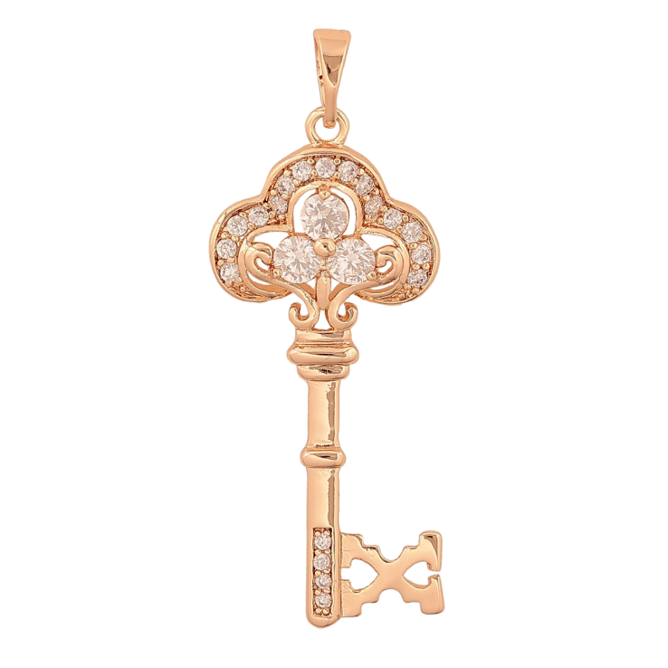 Кулон Xuping M&L Колір 18К Ключик з кристалами для ланцюжка до 5мм фото №12