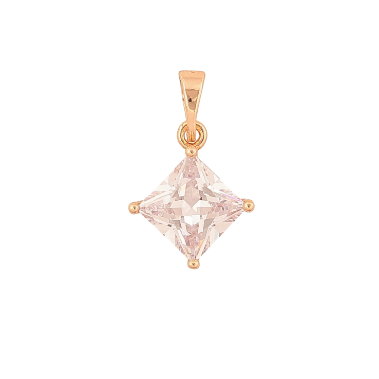 Кулон Xuping M&L Цвет 18К Кристалл, 8х8мм для цепочки до 5мм фото №10