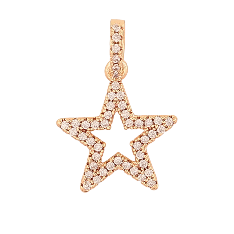 Кулон Xuping M&L Цвет 18К Звезда с инкрустацией кристаллами для цепочки до 4мм фото №1