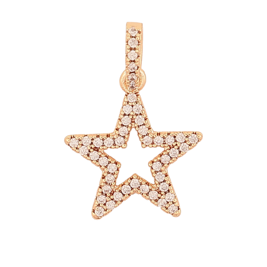 Кулон Xuping M&L Цвет 18К Звезда с инкрустацией кристаллами для цепочки до 4мм фото №1