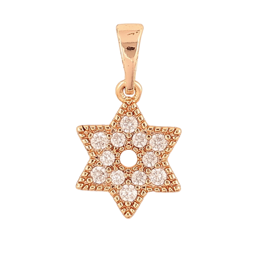 Кулон Xuping M&L Колір 18К Зірка з кристалами для ланцюжка до 5мм фото №1