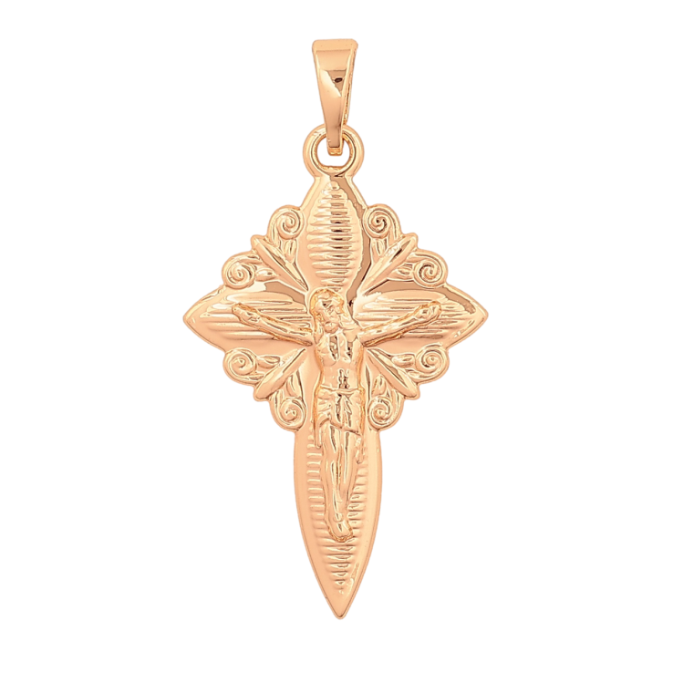 Кулон Xuping M&L Колір 18К Хрест з Розп'яттям для ланцюжка до 5мм фото №6