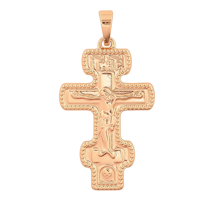 Кулон Xuping M&L Колір 18К Хрест з Розп'яттям для ланцюжка до 5мм фото №8
