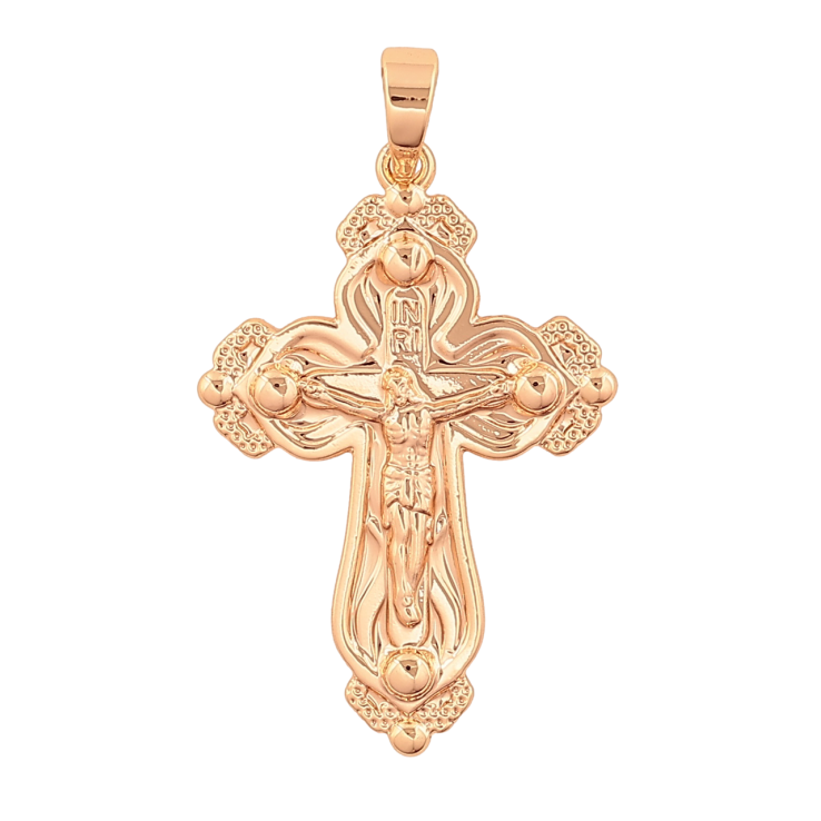 Кулон Xuping M&L Колір 18К Хрест з Розп'яттям для ланцюжка до 5мм фото №24