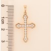 Кулон Xuping M&L Цвет 18К Крест с кристаллами для цепочки до 5мм фото №2
