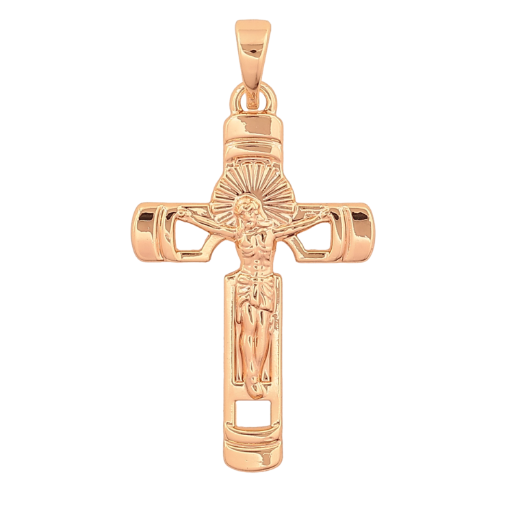 Кулон Xuping M&L Колір 18К Хрест з Розп'яттям для ланцюжка до 5мм фото №10
