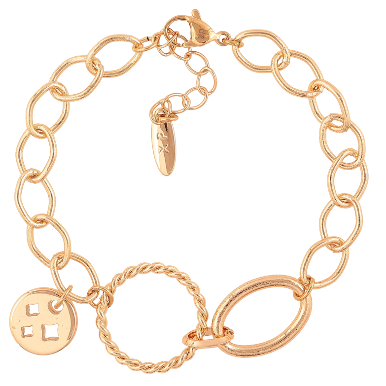 Браслет Xuping M&L Колір 18K Ланцюжок декоративний розмір з доп. ланцюжком 18-21см х 8-20мм фото №1