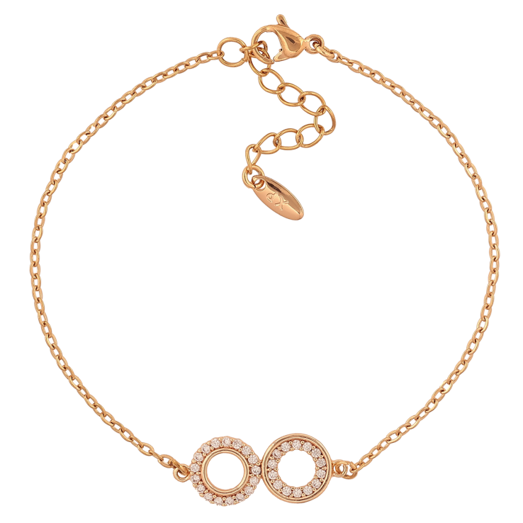 Браслет Xuping M&L Колір 18K Ланцюжок з колечками розмір з доп. ланцюжком 18-21см х 1.5-9мм фото №18