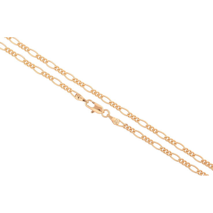 Ланцюжок Xuping M&L Колір 18К Плетіння Фігаро довжина 44см х 3мм фото №4