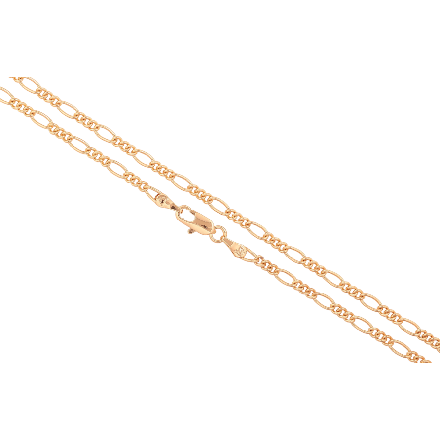 Цепочка Xuping M&L Цвет 18К Плетение Фигаро длина 44см х 3мм фото №1