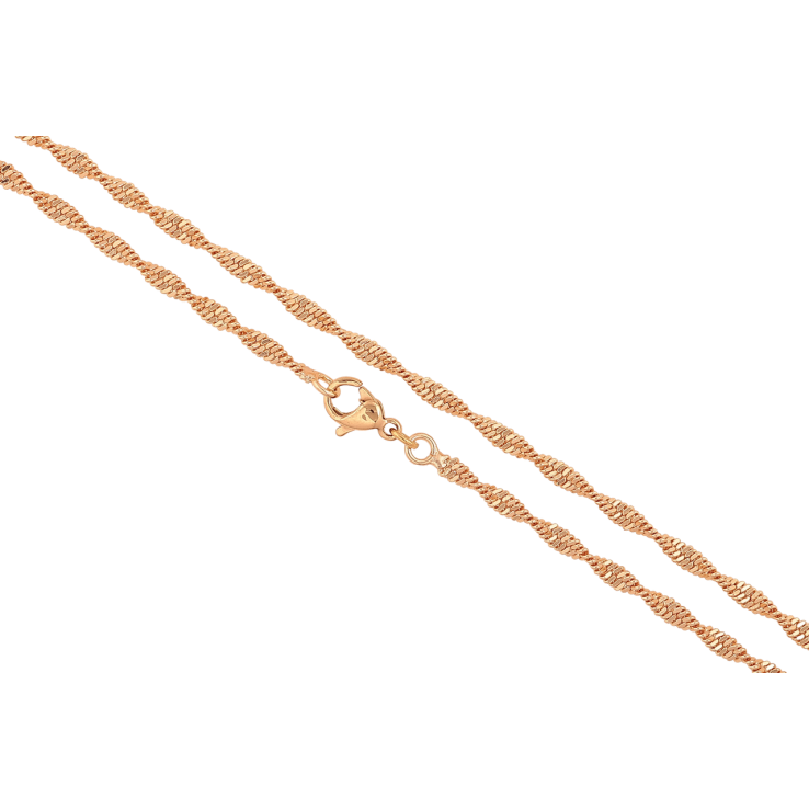 Цепочка Xuping M&L Цвет 18К Плетение Супердиск длина 44см х 3мм фото №3