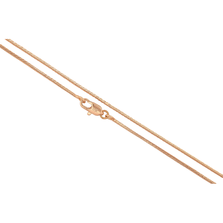 Ланцюжок Xuping M&L Колір 18К Плетіння Ювелірний шнур 4-х гранний довжина 45см х 1мм фото №2