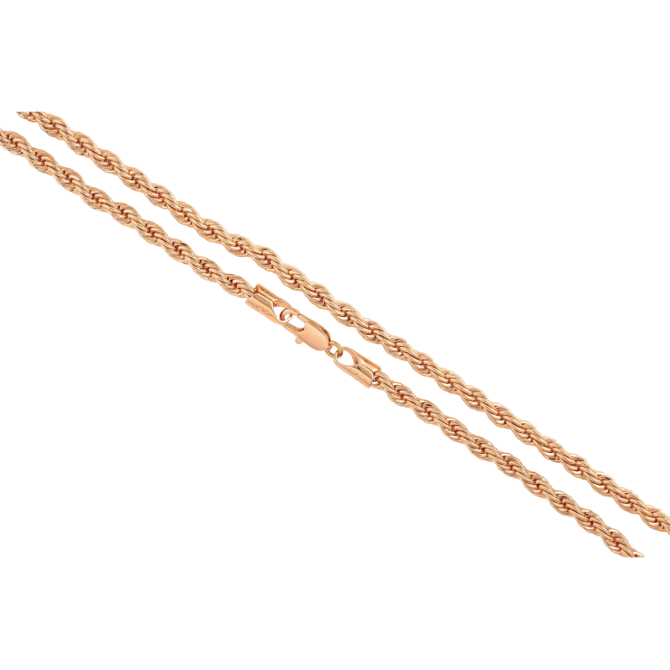 Ланцюжок Xuping M&L Колір 18К Плетіння Мотузка довжина 55см х 4мм фото №6