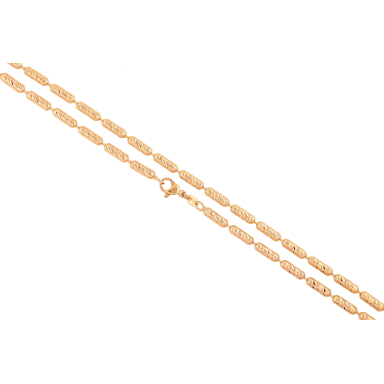 Цепочка Xuping M&L Цвет 18К Плетение Перлина декоративная длина 45см х 3мм фото №3