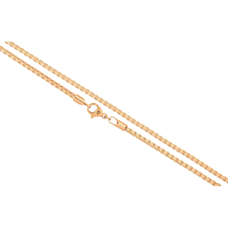 Цепочка Xuping M&L Цвет 18К Плетение венецианское с узором длина 45см х 2мм фото №1