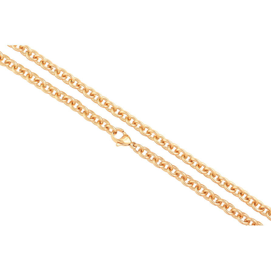 Цепочка Xuping цвет Позолота 18K Плетение Якорное длина 45см х 5мм фото №1