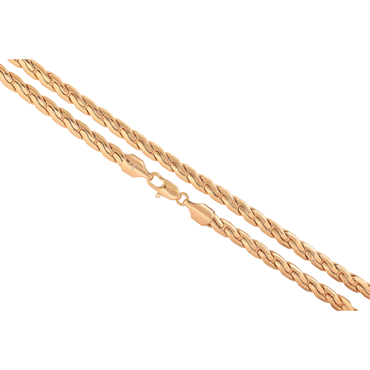 Ланцюжок Xuping колір Позолота 18K Плетіння Фантазійне довжина 55см х 5мм фото №20