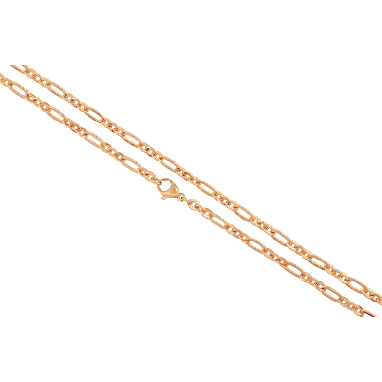 Ланцюжок Xuping колір Позолота 18K Плетіння Фігаро довжина 45см х 4мм фото №1