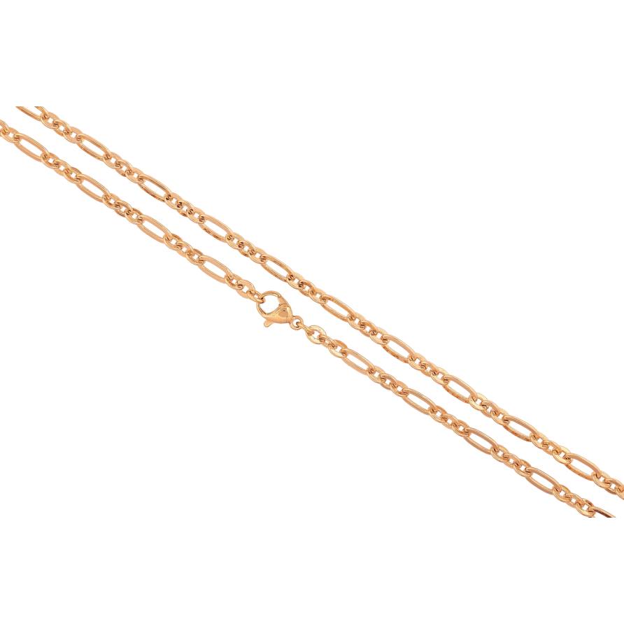 Цепочка Xuping цвет Позолота 18K Плетение Фигаро длина 45см х 4мм фото №1