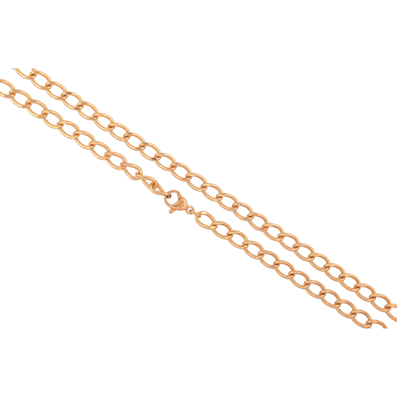 Ланцюжок Xuping колір Позолота 18K Плетіння Панцирне довжина 49см х 5мм фото №2