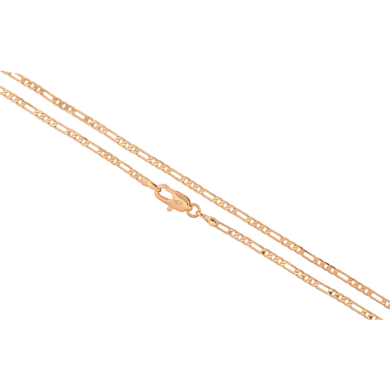 Ланцюжок Xuping колір Позолота 18K Плетіння Фігаро довжина 45см х 2мм фото №7