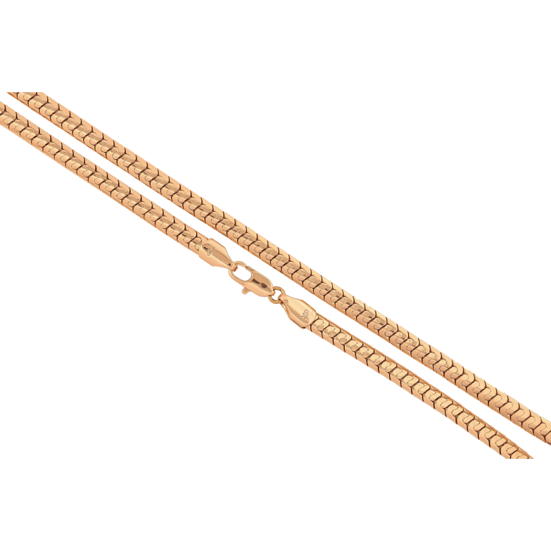 Ланцюжок Xuping колір Позолота 18K Плетіння Фантазійне довжина 55см х 5мм фото №1