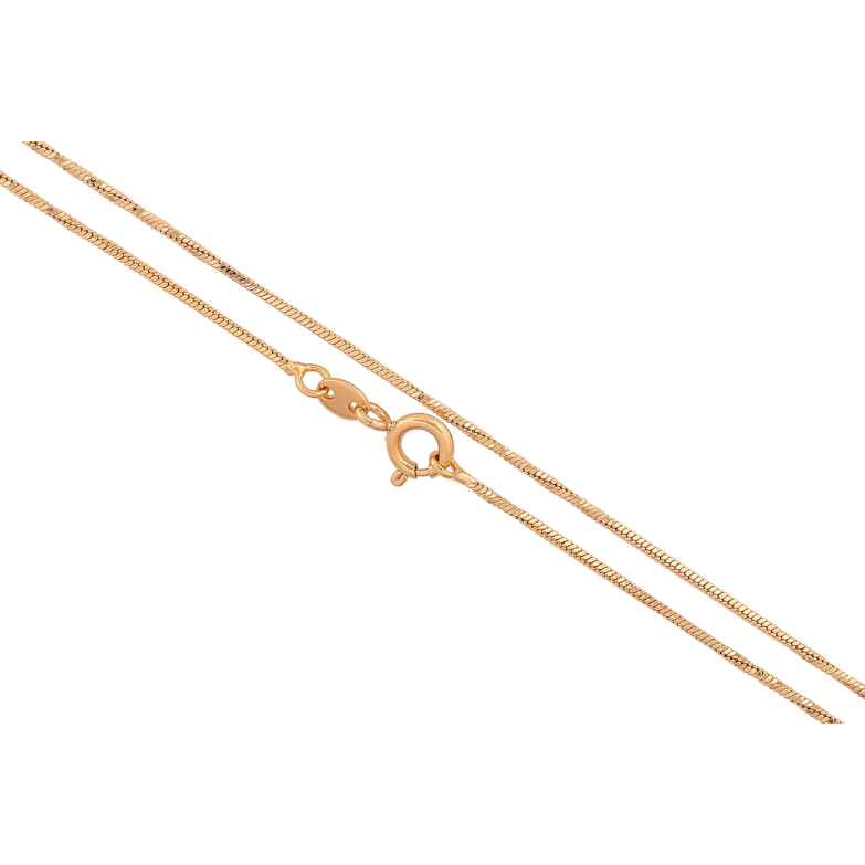 Ланцюжок Xuping колір Позолота 18K Плетіння Ювелірний шнур довжина 50см х 1мм фото №1