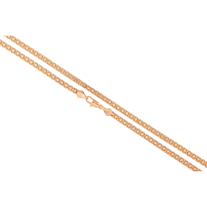 Ланцюжок Xuping колір Позолота 18K Плетіння Італійський Бісмарк довжина 49см х 4мм фото №1