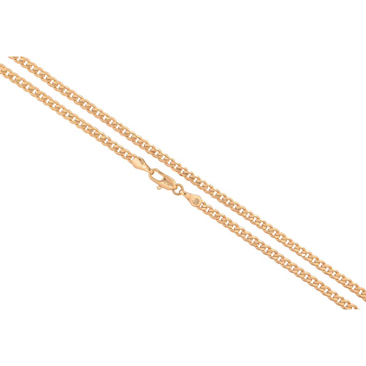 Ланцюжок Xuping колір Позолота 18K Плетіння Панцирне довжина 45см х 3мм фото №23