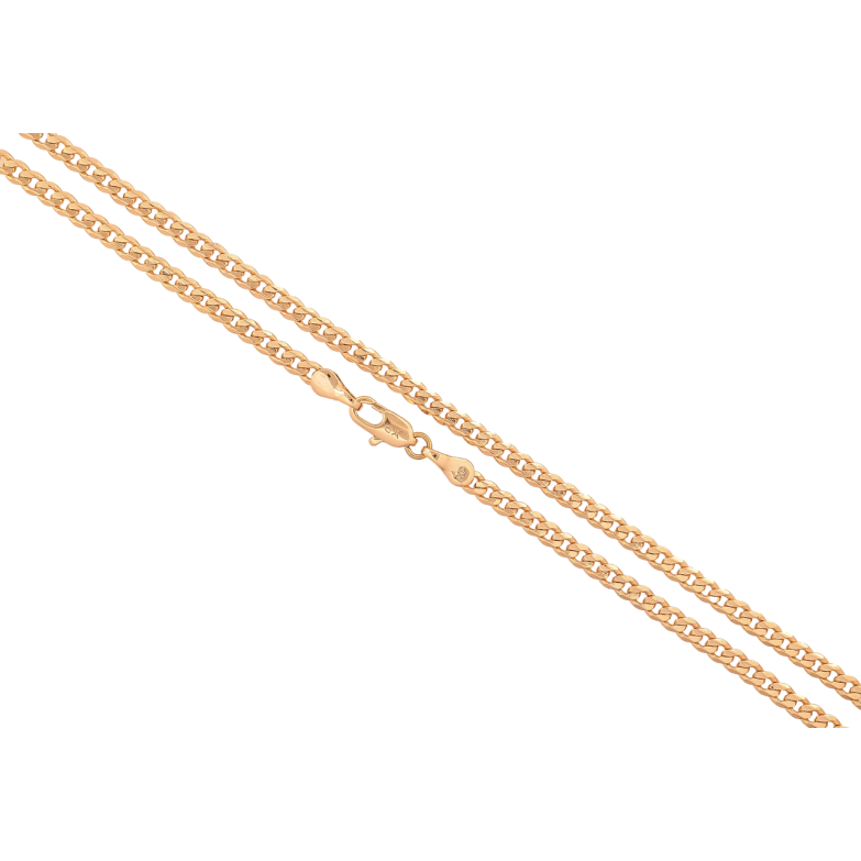 Цепочка Xuping цвет Позолота 18K Плетение Панцирное длина 45см х 3мм фото №1