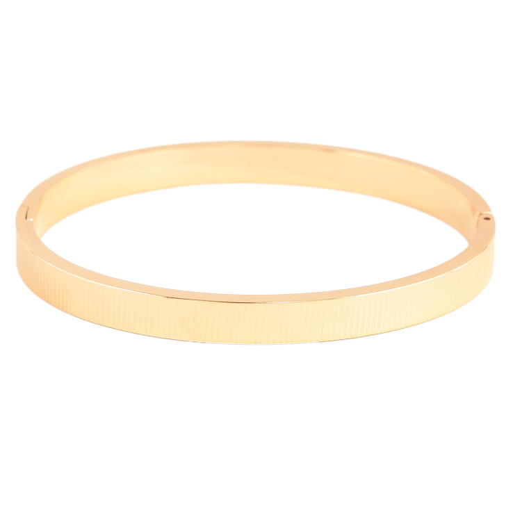 Браслет Xuping ТТМ Stainless Steel колір 18К Класичний ø 5.8см х 6мм фото №5