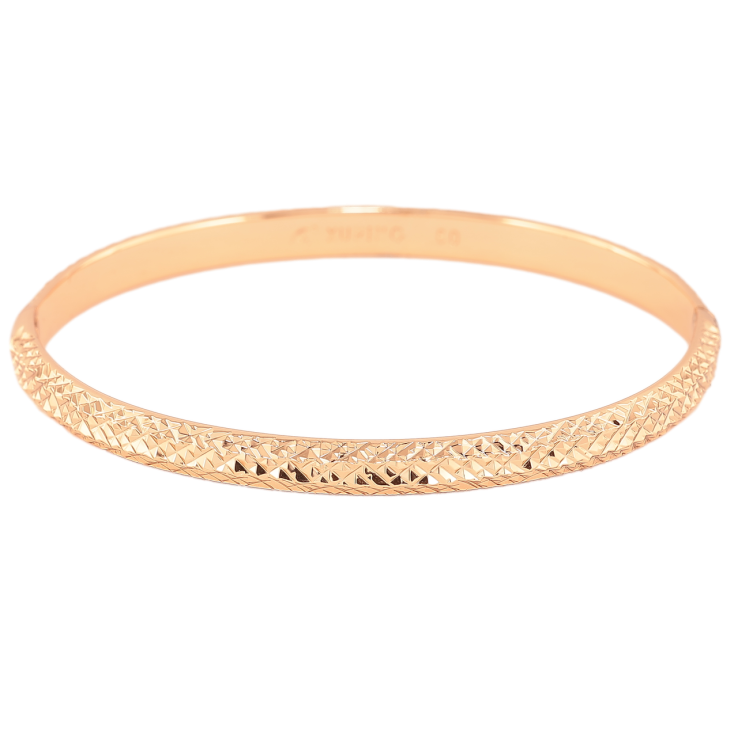 Браслет Xuping Цвет Позолота 18K Узор насечками ø 6см х 5мм фото №24