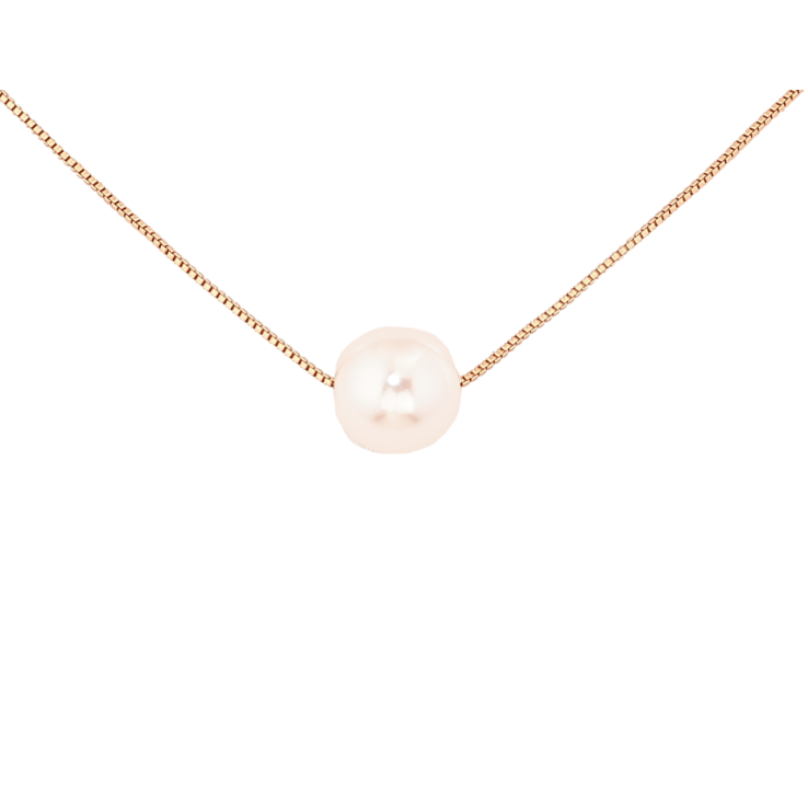 Кулон на ланцюжку Xuping M&L Колір 18К Перлинна намистина, ø 8мм розмір 43-48см х 1мм фото №8