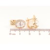 Сережки Xuping Колір Позолота 18K англійський замок Інкрустація кристалами фото №2