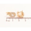 Сережки Xuping Колір Позолота 18K англійський замок Інкрустація кристалами фото №2