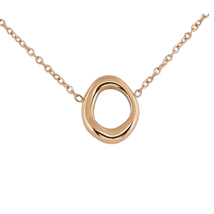 Підвіска на ланцюжку Xuping ТТМ Stainless Steel колір 14К Овал довжина 46-51см х 2мм фото №24