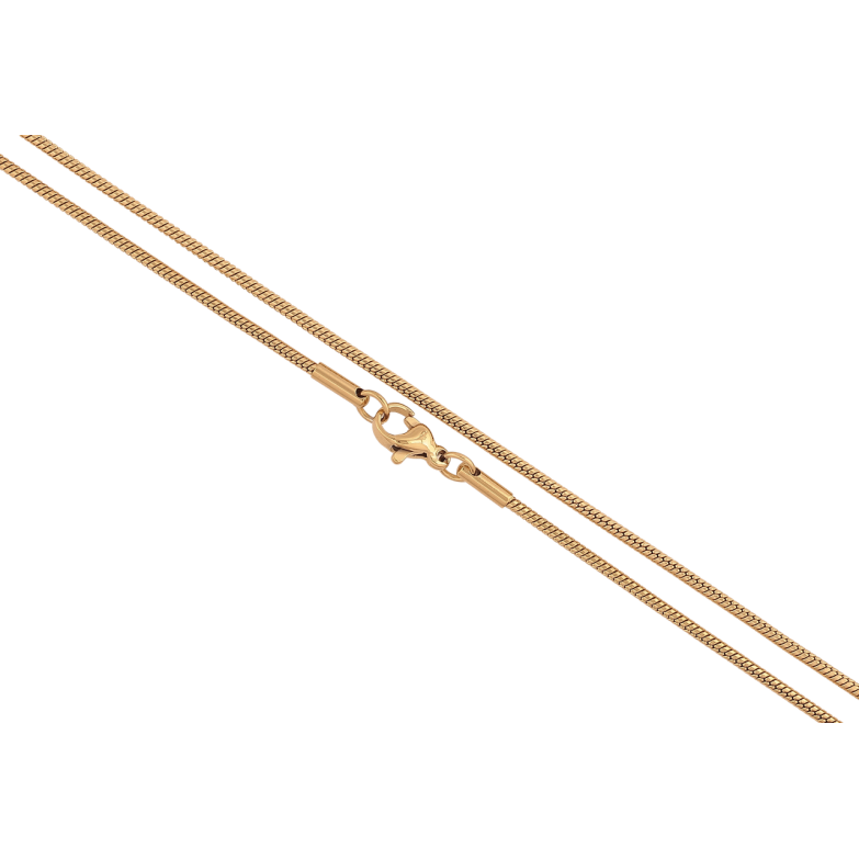 Ланцюжок Xuping ТТМ Stainless Steel колір 14К Плетіння Ювелірний шнур довжина 45см х 2мм фото №1