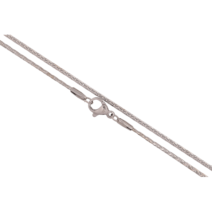 Ланцюжок Xuping ТТМ Stainless Steel колір Родій Плетіння Фантазійне довжина 45см х 1.5мм фото №9